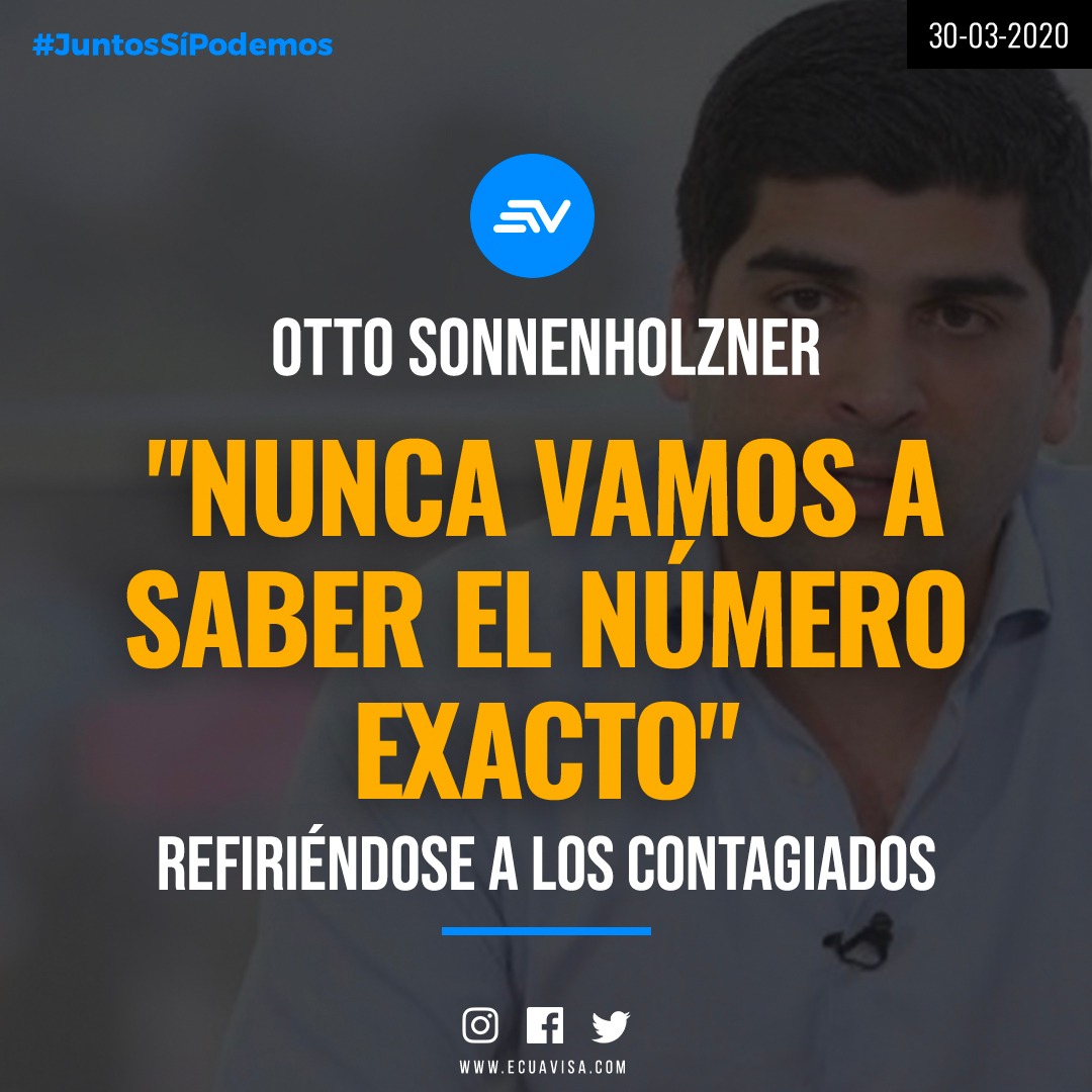 EcuavisaInforma's tweet photo. ¡EXCLUSIVA! En entrevista con Ecuavisa el vicepresidente respondió a si los números presentados por el Estado sobre #COVID19 son reales: https://t.co/EGeeprPmJx https://t.co/VmaoTgxtr9