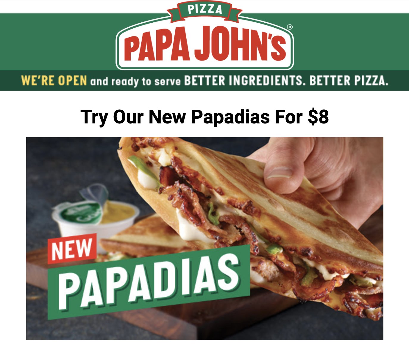 I tried ALL the Papadias from PAPA JOHNS! Which Is The Best