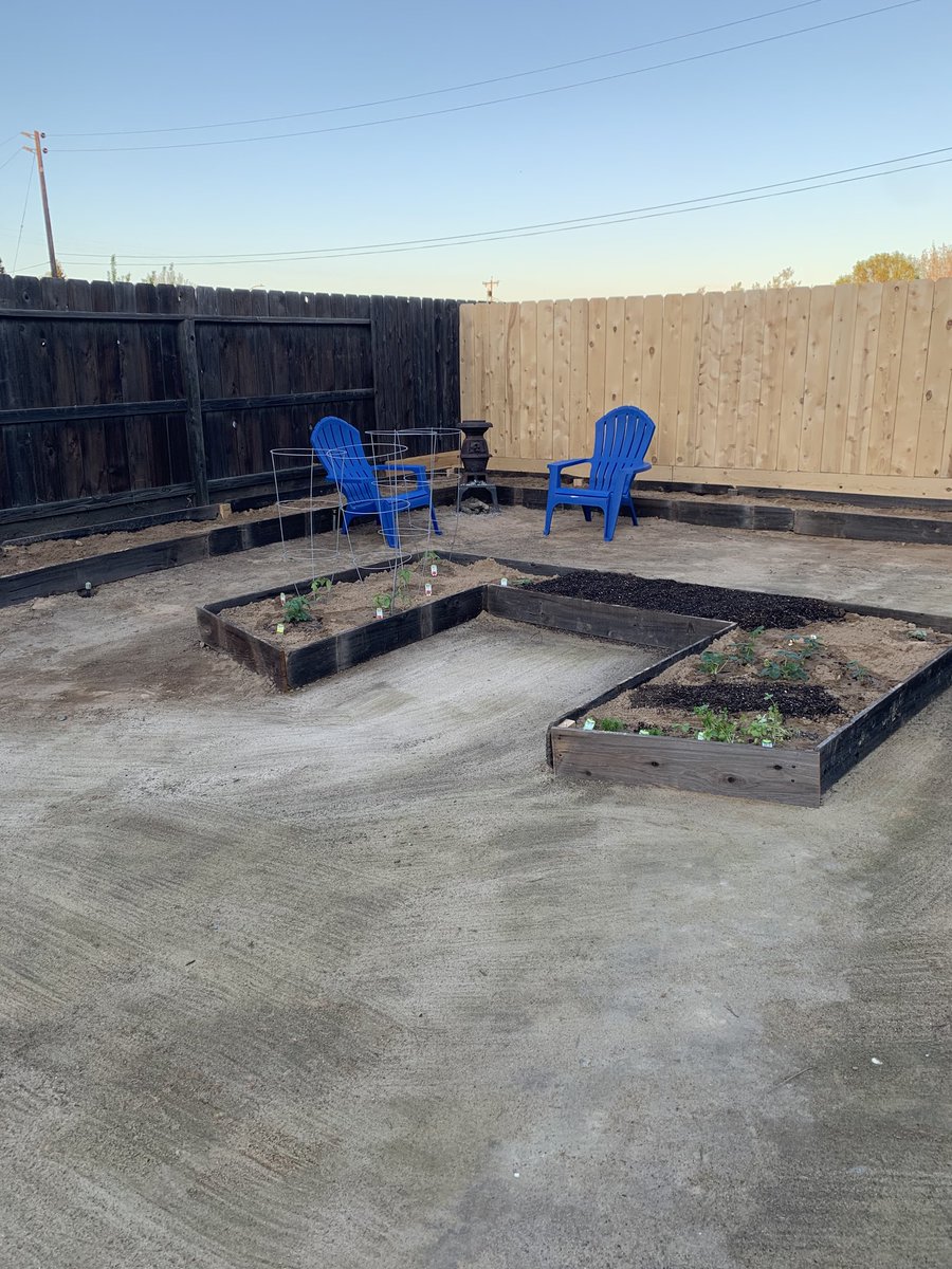 Virtual Spirit Week #2 Day 1: We Recently built this garden out of recycled fence wood. This is my little getaway where I can read by my plants or garden with my children. #WeAreMUHSD #BuhachPride ⁦<a href="/BCHSASB/">BCHSASB</a>⁩