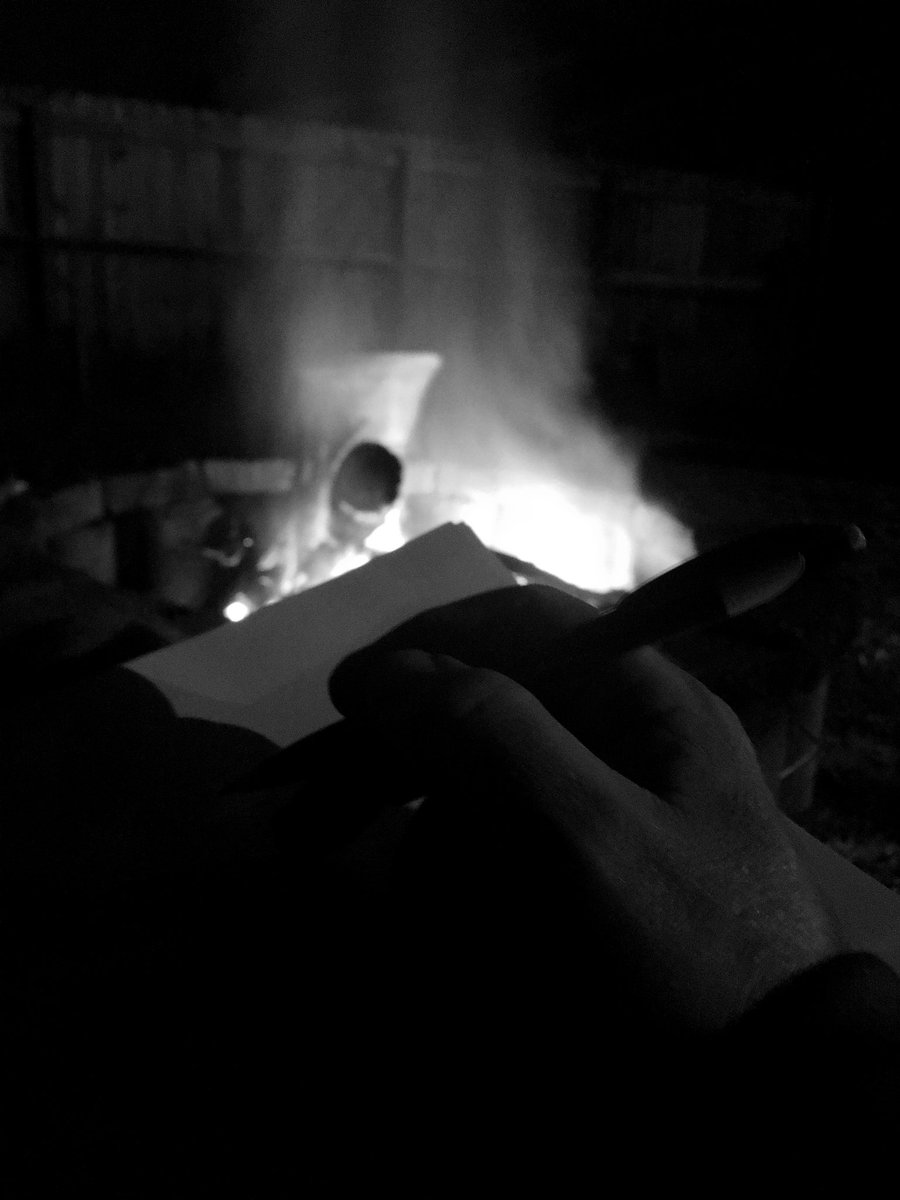 Hello_Newman00's tweet photo. #MailMonday for @BHSMarlins Spring Spirit Week. Writing my letters fireside tonight ☺️ #gorgeousnight #blessed #proudmarlin #itsagreatdaytobeamarlin #makeyourmarkmarlins #StayHomeSaveLives https://t.co/phGyCpbBb1