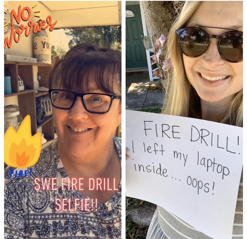 MCSDFlorida's tweet photo. SeaWind Elementary teachers went #ALLINMartin👊 and kept things lighthearted on the first day of digital learning by participating in a virtual fire drill! 

Check out the photos compiled by Principal @JeffUmbaugh ⬇️⬇️

https://t.co/F59Z0qMNwl https://t.co/nonb7oMP88