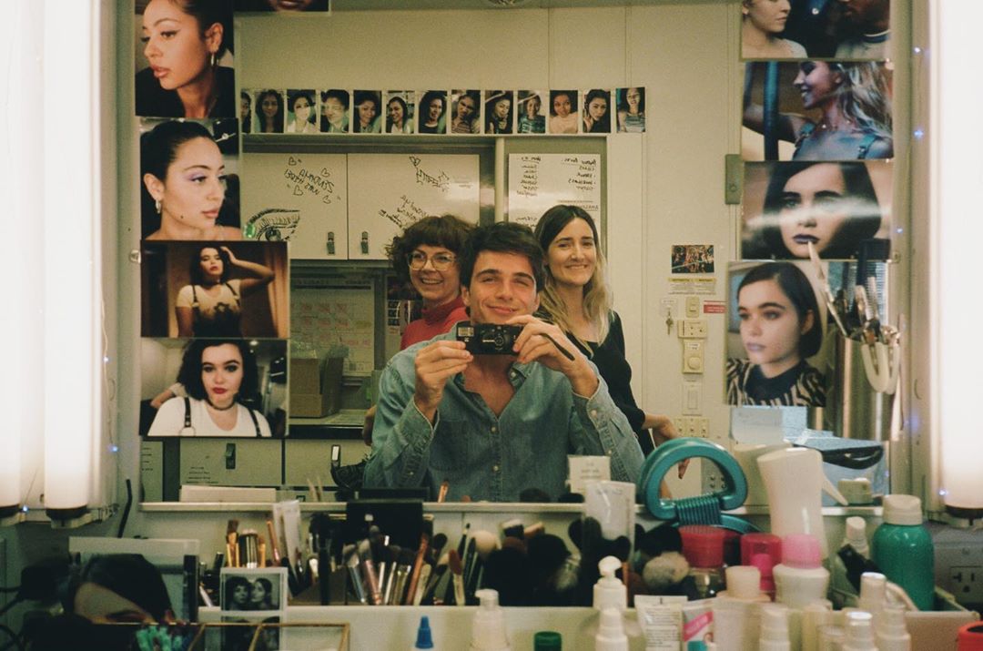 Euphoria Source on Twitter: "30.03 | Kirsten Sage Coleman with Jacob Elordi  via Instagram. @kirinrider: Cheezin hard..jacobelordi, donni.davy and  myself in front of my makeup station from the old makeup trailer back