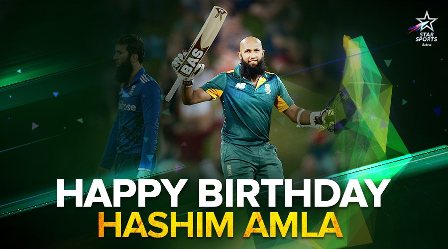 Happy birthday Hashim amla 