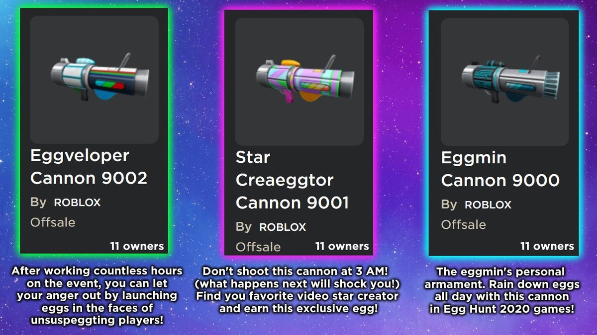 Lily On Twitter The Egg Hunt Launchers Now Have A Description And Some Owners Roblox Egghunt2020 Https T Co Yimksxs23x - roblox launcher gear code