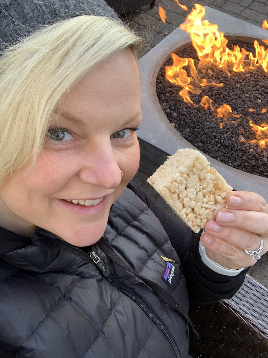 #PHVirtualSpiritWeek (Cookie Connie) Kitchen Day! Not quite a cookie but nothing I made would compare to Ms. Connie’s cookies, so went with the no fail Rice Krispie bar. Happy Spring Break PH! Miss you all!! Miss you all!!