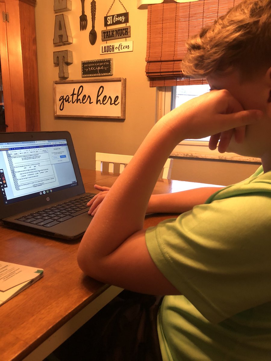 jamafir's tweet photo. Home School Day # 1 = No Problems! Our O’Block teachers rock! My student on the other hand  ... 🤔 I read all the announcements, district letters and guides but I didn’t see how to send a kid to the principal’s office! Help! 🤣 @mr_boyers @MariaFajt https://t.co/gsZpcuqtbg