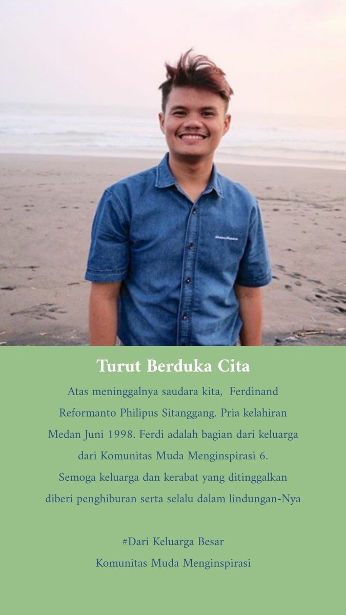 Selamat jalan, teman.
Terimakasih untuk setiap ilmu, canda, tawa dan kasih sayang yang sudah diberikan. 
Tenang disana ya bang🖤