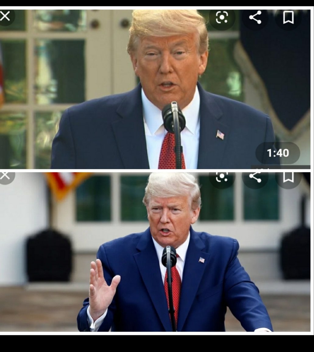 LElnassis's tweet image. The stress is real. Trumps hair is changing overnight.