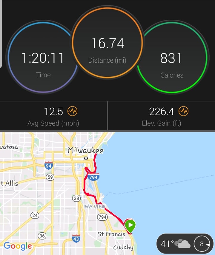 EricG_CSCS's tweet photo. Gotta love riding a bike in WI Spring but geared up like its the Polar Vortex! #cycling #MKEStrong #Wisconsinite #garmin #GarminFitness #GarminOutdoors #Milwaukee #RIDEorDie #MKE #coronavirus #covid_19 #quarantinelife #MilwaukeeFitness #WisconsinWeather https://t.co/sao8sMcBUG