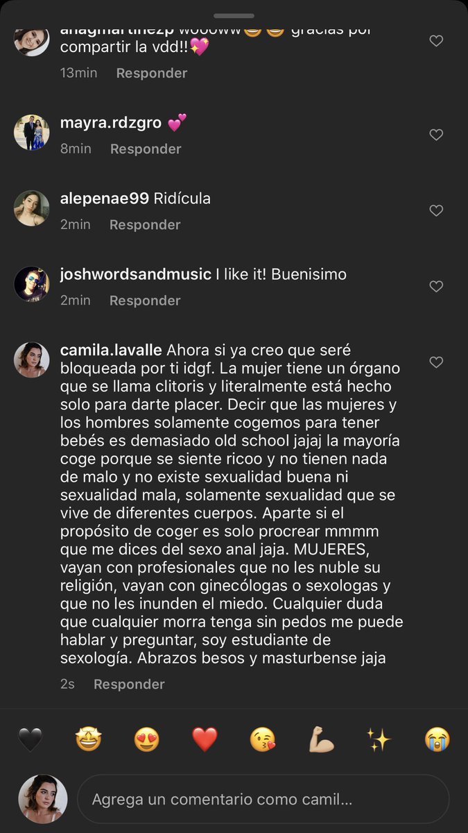 camilalavalle5's tweet photo. Nononono ahora si ya no me quedaré callada, daría lo que fuera por ver su cara al leer eso jaja https://t.co/g4xQzDmg9L