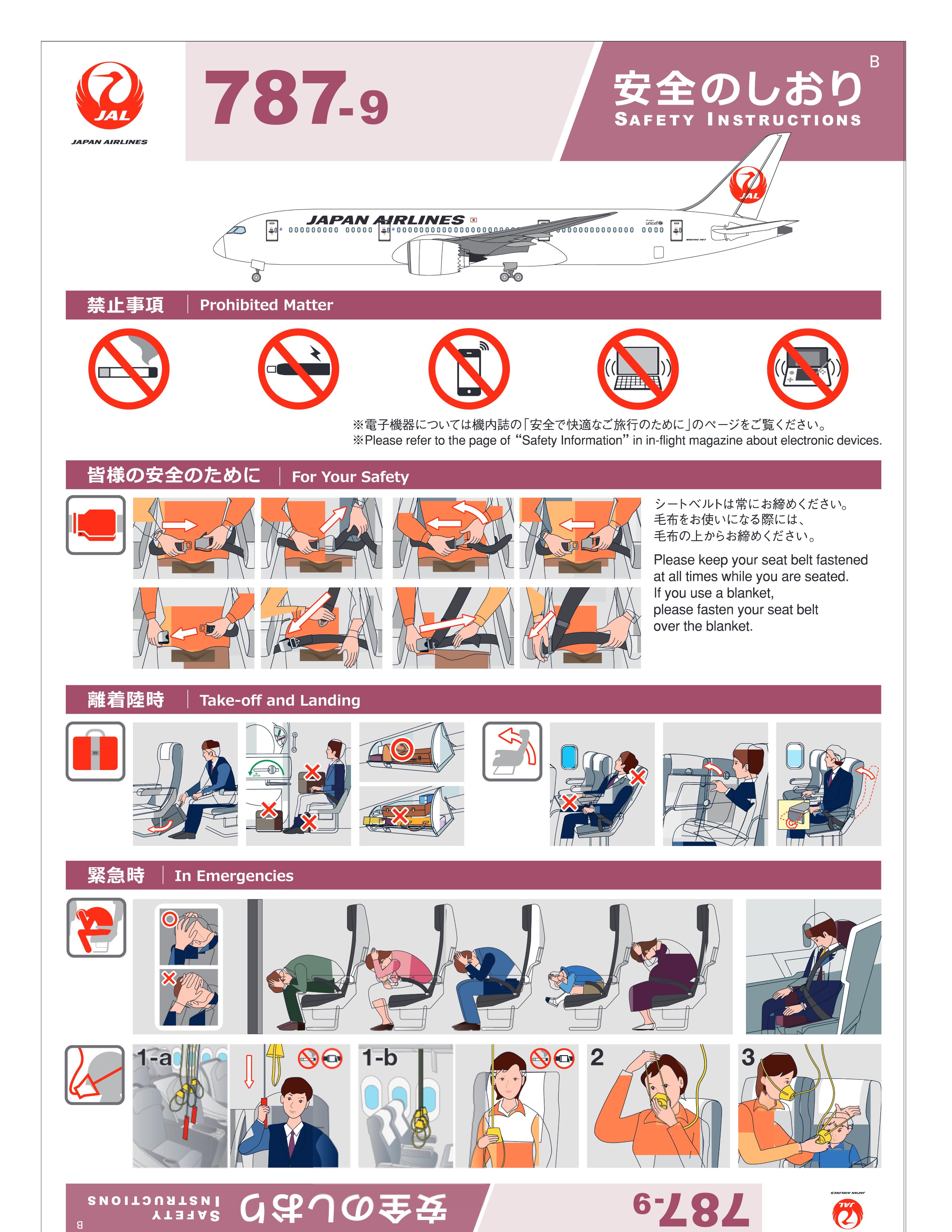 太古集団キャセイ航空 安全のしおり