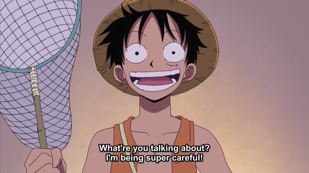 in his defense, capturing the ghost is probably luffy’s way of taking this seriously