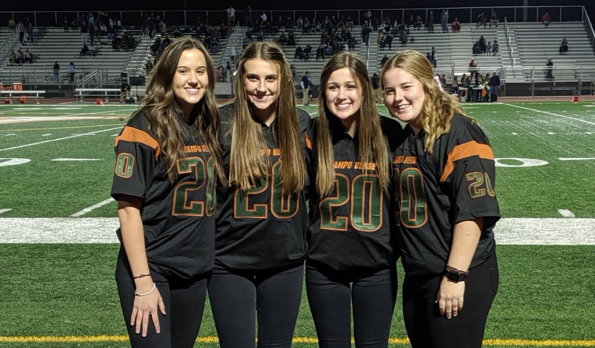 My heart not only goes out to all those seniors whose season was cut short today but any HS students were actively involved with their schools.  It was the right decision without a doubt to end all sports/activities.  Gonna do my best to honor these 4 before the year is out.🧡💚