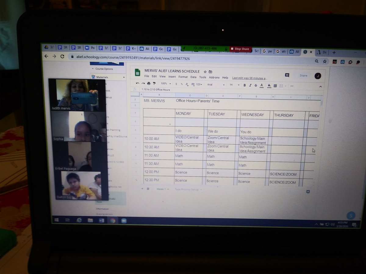 Judith94905746's tweet image. My first meeting with my students went great! Parents and students are so excited about this virtual learning.
Thanks @KRCreeggan @VidalIsaac1 @APClark_Sneed @SNEEDREADS @herrera @Kay_Tee_Jo @ElocinMac84 @ScienceDinos @Mrs_Arriaga_ for your leadership!