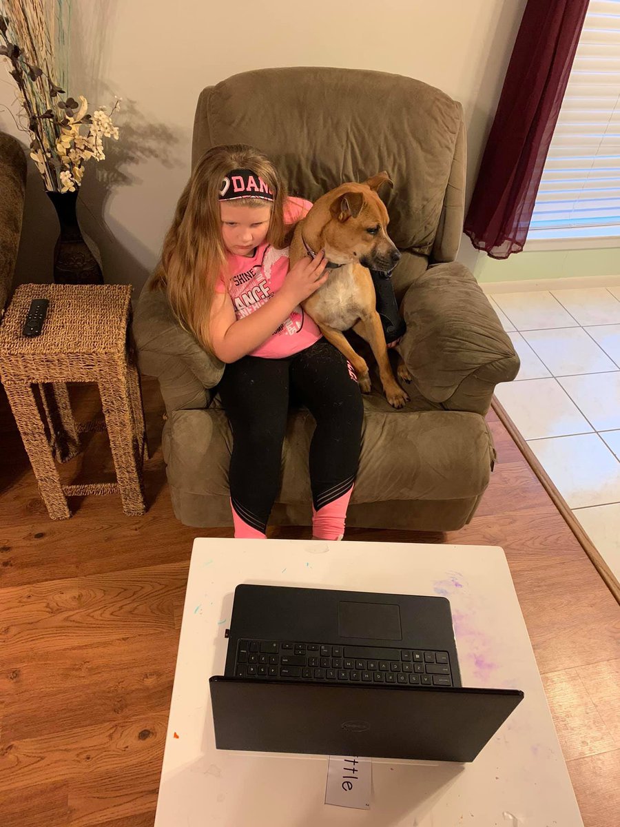 lsmithclass's tweet image. We had “Pet Day” today for our virtual circle time~brought to you by #StayHomeWorkSafe ! This is something we could not do at school! @HumbleISD_TE #BeTheLight