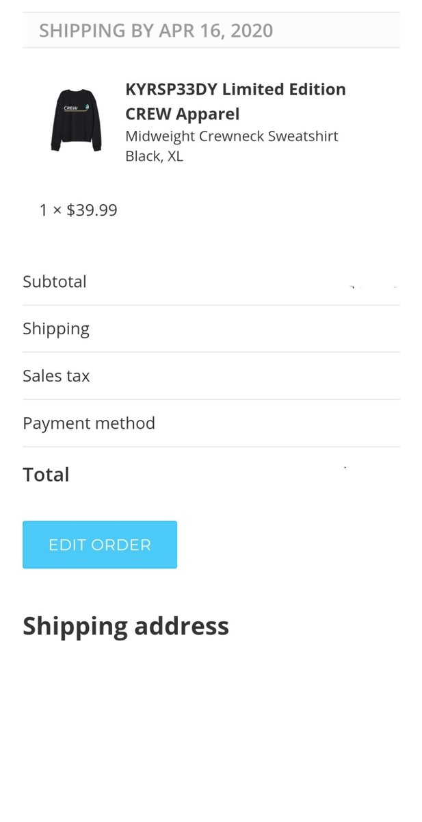 LeviHamner's tweet photo. MEEESTAAH SPEEEDY! You know ya boi had to cop one of them CREW™ neck Sweatshirts. @KYR_SP33DY https://t.co/10fXtroRSx