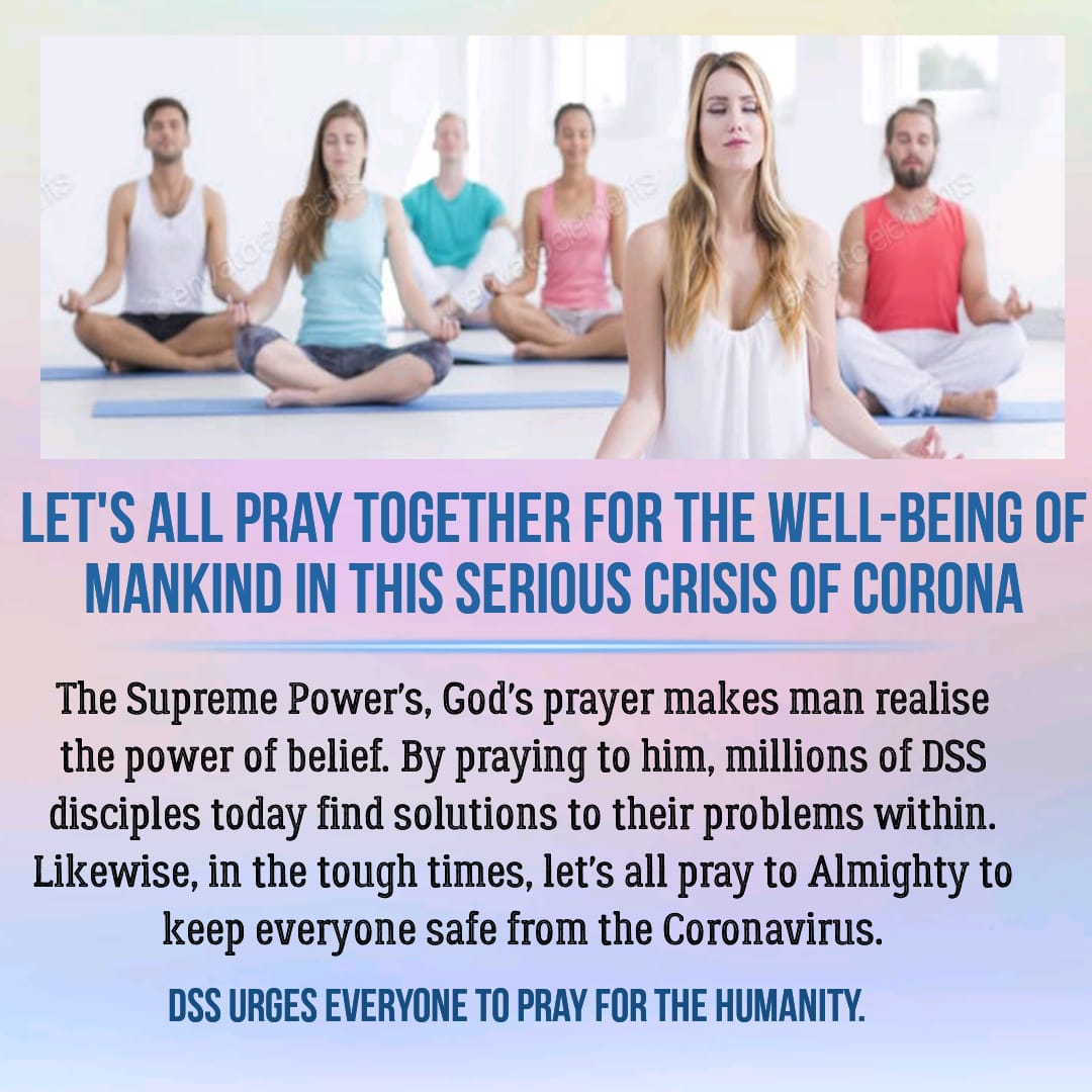 ChopraNimmi777's tweet photo. According to Saint Ram Rahim Ji 
this entire universe runs a superpower which we call God, so we should keep on thanking that supreme power 
There is great strength in this prayer or thanking God

#PowerOfPrayers https://t.co/i9zB8zRUVh