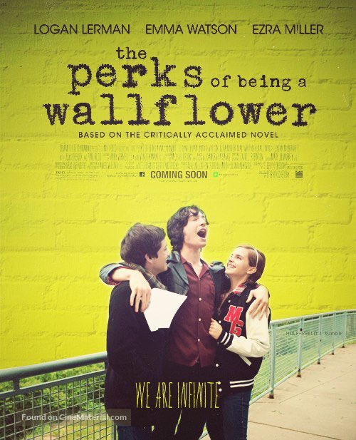 A thread of the movies I’ve watched for  @shaunk3000’s Great Hunkering Film Scavenger Hunt. ( #GHFSH)5. THE PERKS OF BEING A WALLFLOWER (2012), dir. by Stephen Chbosky, starring Logan Lerman, Emma Watson, and Ezra Miller  #2010s  #bildungsroman