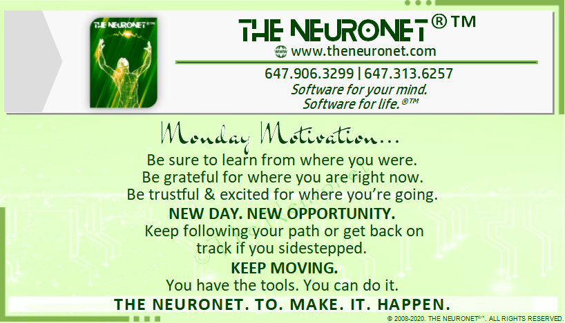 TheNeuronet's tweet photo. There is always something to learn from every experience.
Each day is a new day &amp; brings a new opportunity to keep following your path or get back on track.
#theneuronet #motivationmonday #mondaymotivation #motivation #inspiration #leadership #success #goals #coach #quotes #quote https://t.co/Ak9FML0z2k
