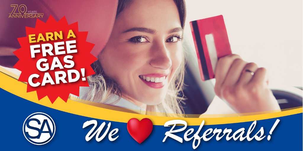 SantaAnaFCU's tweet photo. Refer new Members and earn a FREE GAS CARD! Click on the link to find out how!

https://t.co/HEmmQXpGFB

#Members #Membership #freegascard #earn #referrals #refer #friends #family #SantaAnaFCU #gascard #perks #memberperks #thankyou #thanks #appreciation #bonus #SAFCU #member https://t.co/CzEP61bmlI