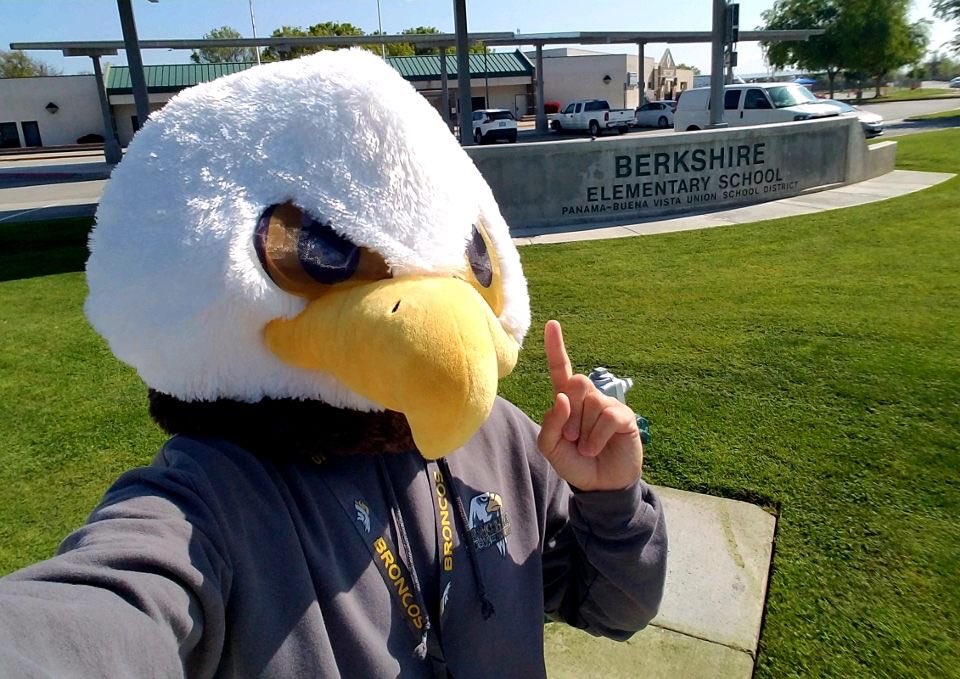 The Eagle flew home today for lunch 🦅❤️ @AmyMensing #BerkEagles #WeArePBV