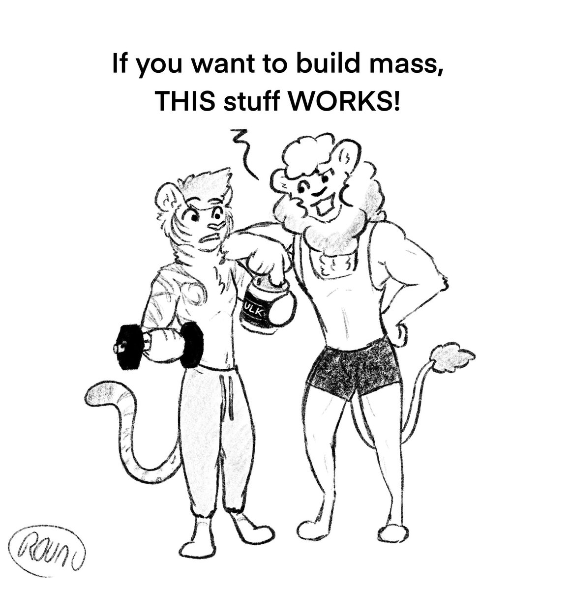 RoundFeline's tweet photo. Did a quickie trade with my pal, @tfsneps! 

Really though, who would take fitness advice from a lion called "Round"?! https://t.co/pNoiZQ2jCb