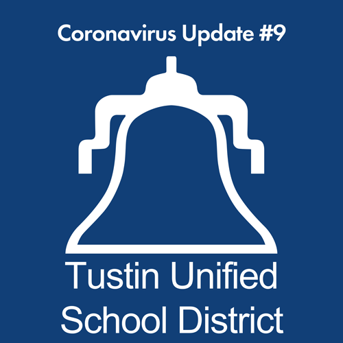 tustinusd's tweet photo. At the special Board meeting held this evening, the TUSD Board of Education voted to extend school closures and continue distance learning through Friday, May 1, in response to the COVID-19 pandemic and shelter-in-place order issued by Governor Newsom. https://t.co/RHmSr6VUGq https://t.co/2rK7x8UxMG