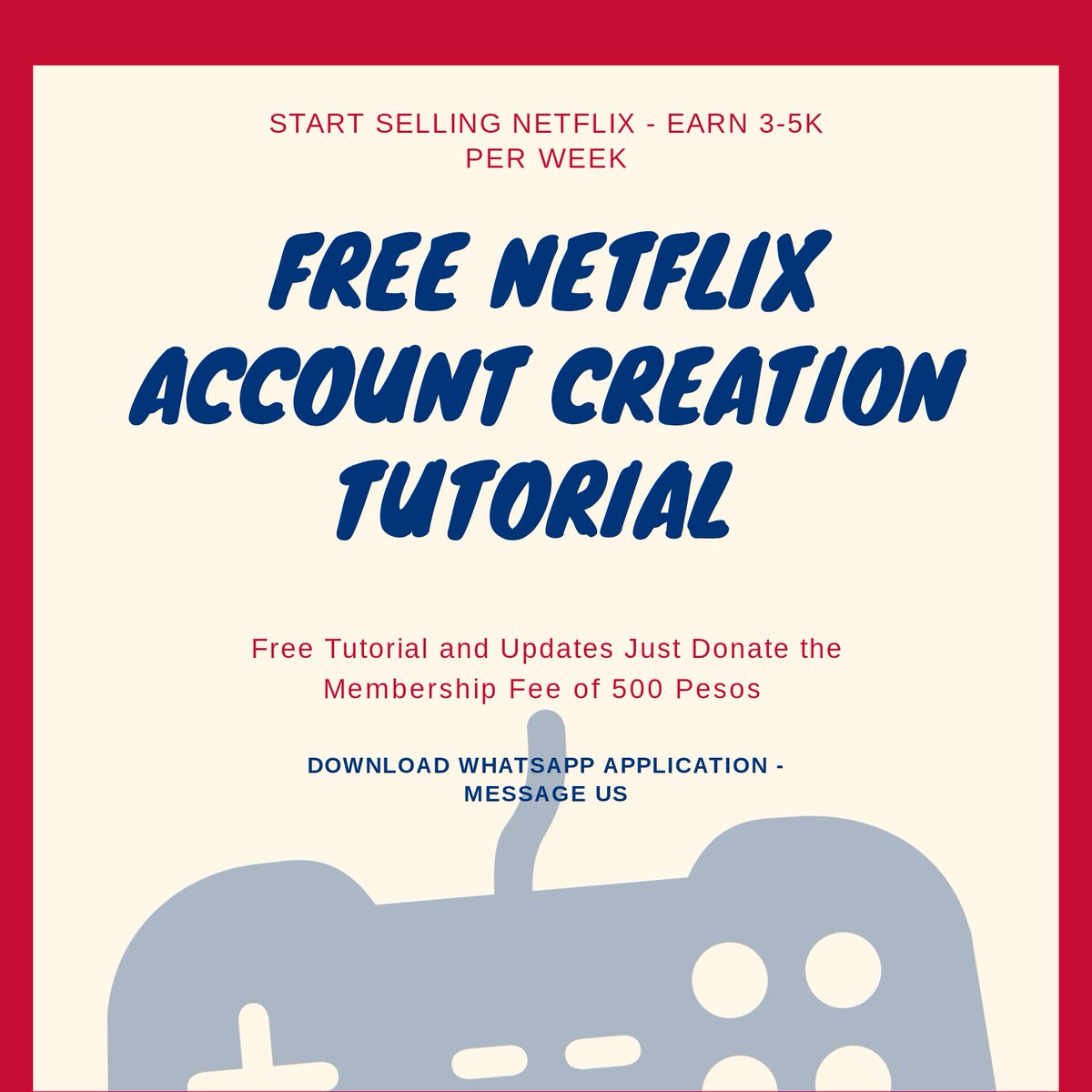selling netflix accounts
