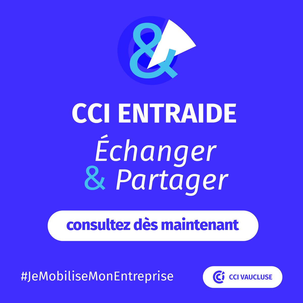 CCIVaucluse's tweet photo. La CCI déploie un nouvel outil en ligne dédié aux entreprises : CCI Entraide. Objectif : assurer le relais de l’offre-demande entre entreprises via un site de petites annonces pour rester solidaire et préserver l’activité !  
👉https://t.co/FWU7JI7kPG https://t.co/g5yB4tCprY