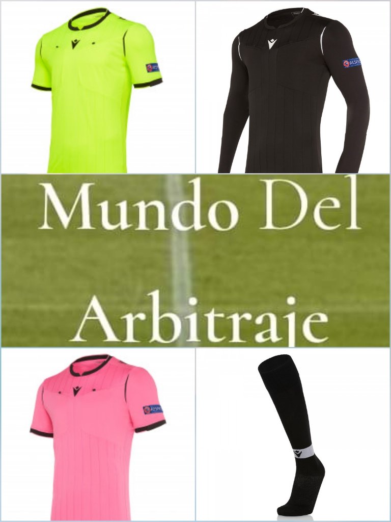 camisetas para arbitros de futbol