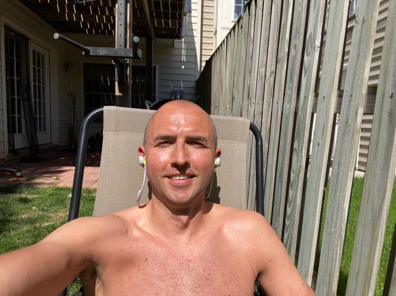 theFATslayerCOM's tweet photo. Just completed my daily 30-min sun-bathing in my backyard.

Getting a nice tan ;-)

Keep living people, life is good!

Stay strong. https://t.co/vS4Gs5bP8P