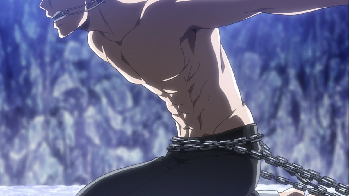 ashIinks's tweet photo. what was the reason for them to make him shirtless in this scene https://t.co/EL3iPEwRlJ