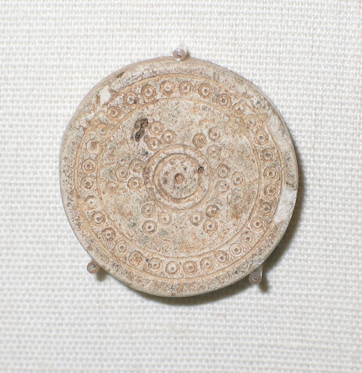 #meetthecurator week 2: Saxons; day 2: Leisure: This bone or antler draughts piece was found at Newington Bagpath, Kingscote and has been part of the collection for over 80 years. Gaming was important in Saxon feasting halls – after the feasting and drinking of course! 🍻🤫