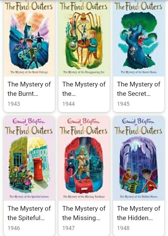 my favorite enid blyton series was malory towers n the five find outers.I've always imagined how different my life would've been like if i went to boarding when i read malory towers.the find outers series sparked my interest in detective fiction when i was younger!!!
