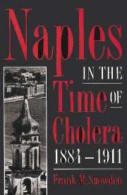 Day 11: "Naples in the Time of Cholera, 1884–1911" by Frank M. Swoden (1995).This is a medical and social history of Italy's largest city during the cholera epidemics of 1884 and 1910–11.  #guhpsyllabus
