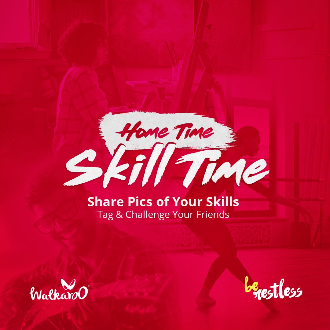 WalkarooIN's tweet photo. It's time to flaunt some skills!
Share pics or videos of your skills and challenge your friends by tagging them!
#HomeTime #SkillTime #Walkaroo https://t.co/kdcpDO7xwY