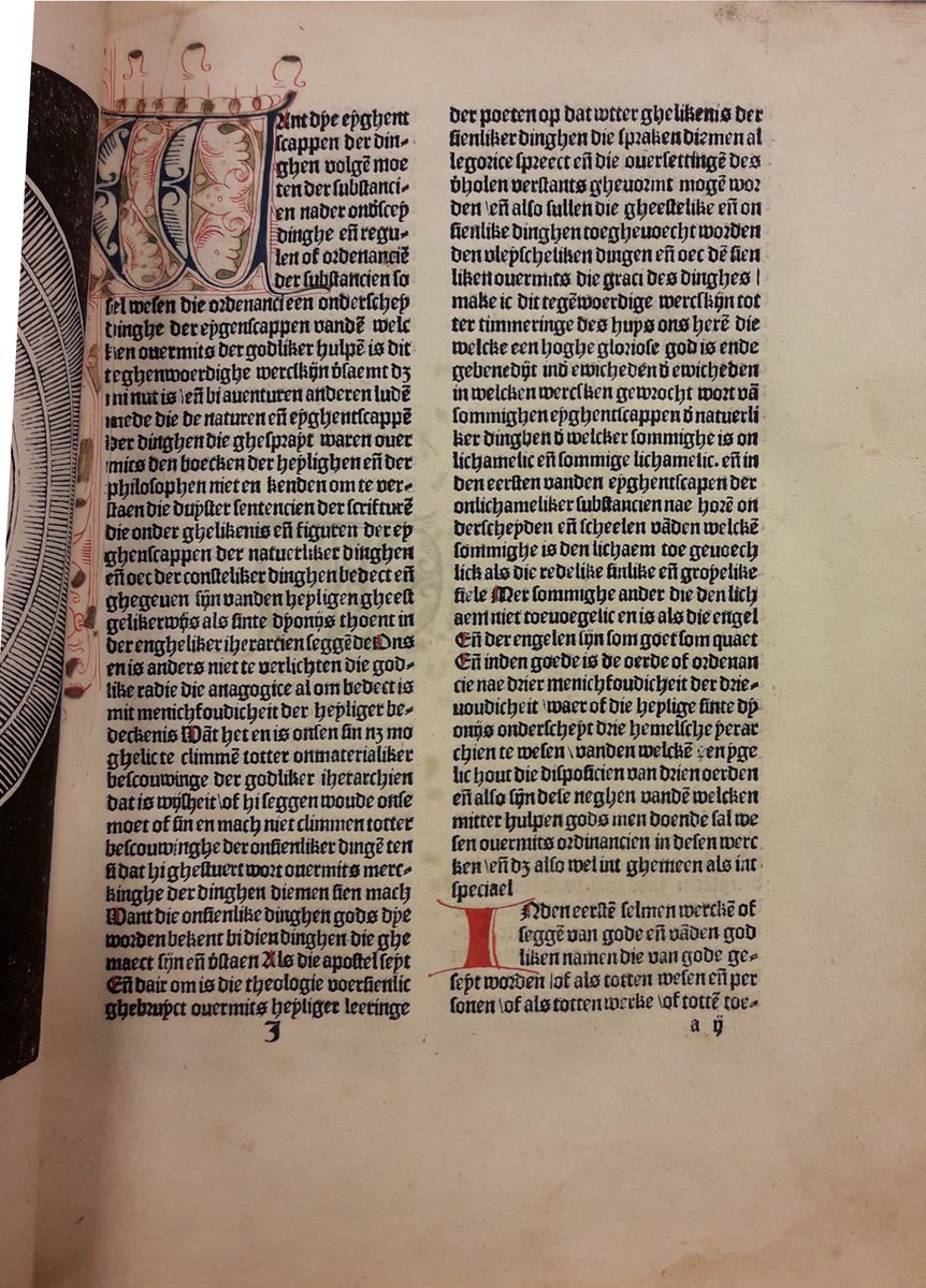 Marieke1954's tweet photo. The @KB_Nederland holds 3 copies of the Dutch edition of the medieval encyclopedia of #Bartholomeus #Anglicus (Haarlem, Jacob #Bellaert, 1485). This copy was owned by Cornelis van Weese(?), the Enschedé family & Adriaan Bogaers before entering the KB.
MEI: https://t.co/RbGSjxebE1 https://t.co/urikvWExEH