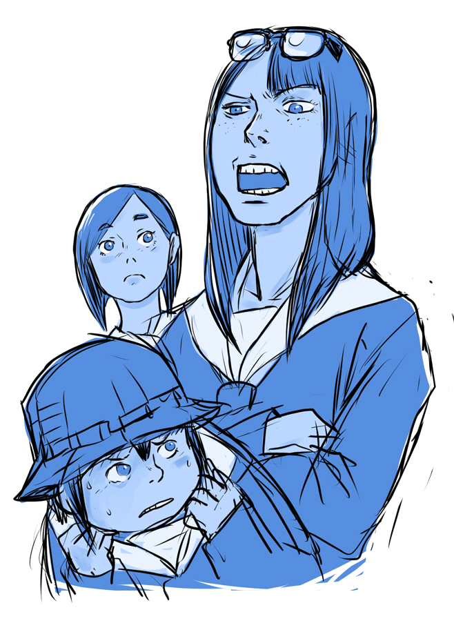 今まで描いた映像研絵 