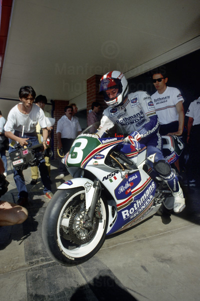 OnThisDay in 1991 at Eastern Creek, Luca Cadalora on Rothmans