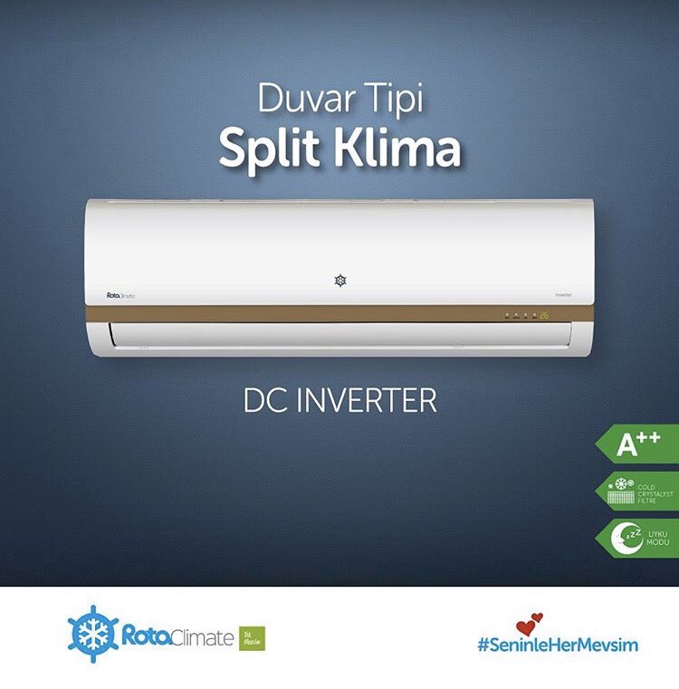 store_rota's tweet photo. RotaClimate A++ Enerji Verimliliği ve Üstün özellikleriyle 2020 yazına hazır! #rotaclimate #SeninleHerMevsim #rotastore #iklimlendirmeuzmanı #evdekalsağlıklıkal https://t.co/pcxmOvwvQj