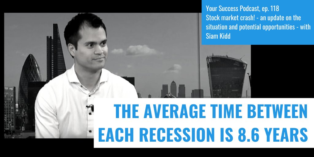Did you know the average time between each recession is 8.6 years?

Siam Kidd talks to us about the current economic situation and how he can help you to make money through trading!

youtube.com/watch?v=DbHq9K…

<a href="/SiamKidd/">siamkidd</a> #stockmarket #Tuesdaythoughts
