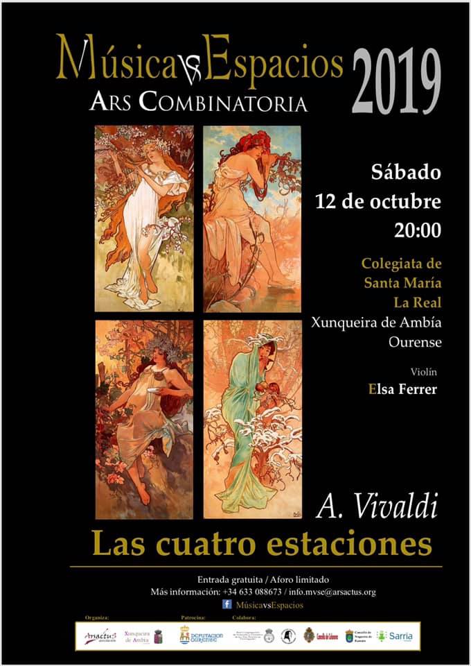 arsmvse's tweet photo. Las cuatro estaciones | A. Vivaldi

@ElsaFerrerG 
@ArsCombinatori 

MvsE19 https://t.co/py6PcAKS4g