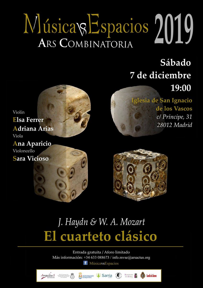 arsmvse's tweet photo. El cuarteto clásico | Haydn y Mozart

@ArsCombinatori 

MvsE19 https://t.co/gmD9JpuDzw