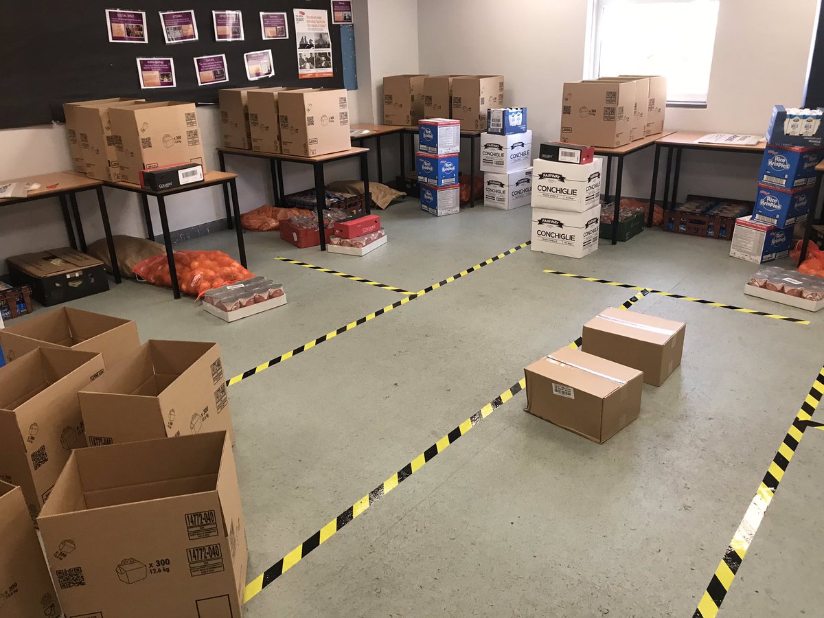 HanhamWoods's tweet photo. Proud that @HanhamWoods is hub for CLF South Glos academies ‘Food Box’ deliveries. Packing team working hard - deliveries start soon https://t.co/vHJ0rKJAcv