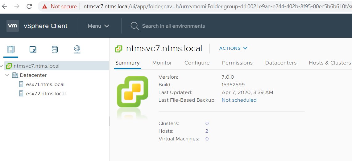 sanjayntms's tweet photo. Exploring vSphere 7.0! https://t.co/3IhruqxlcG
