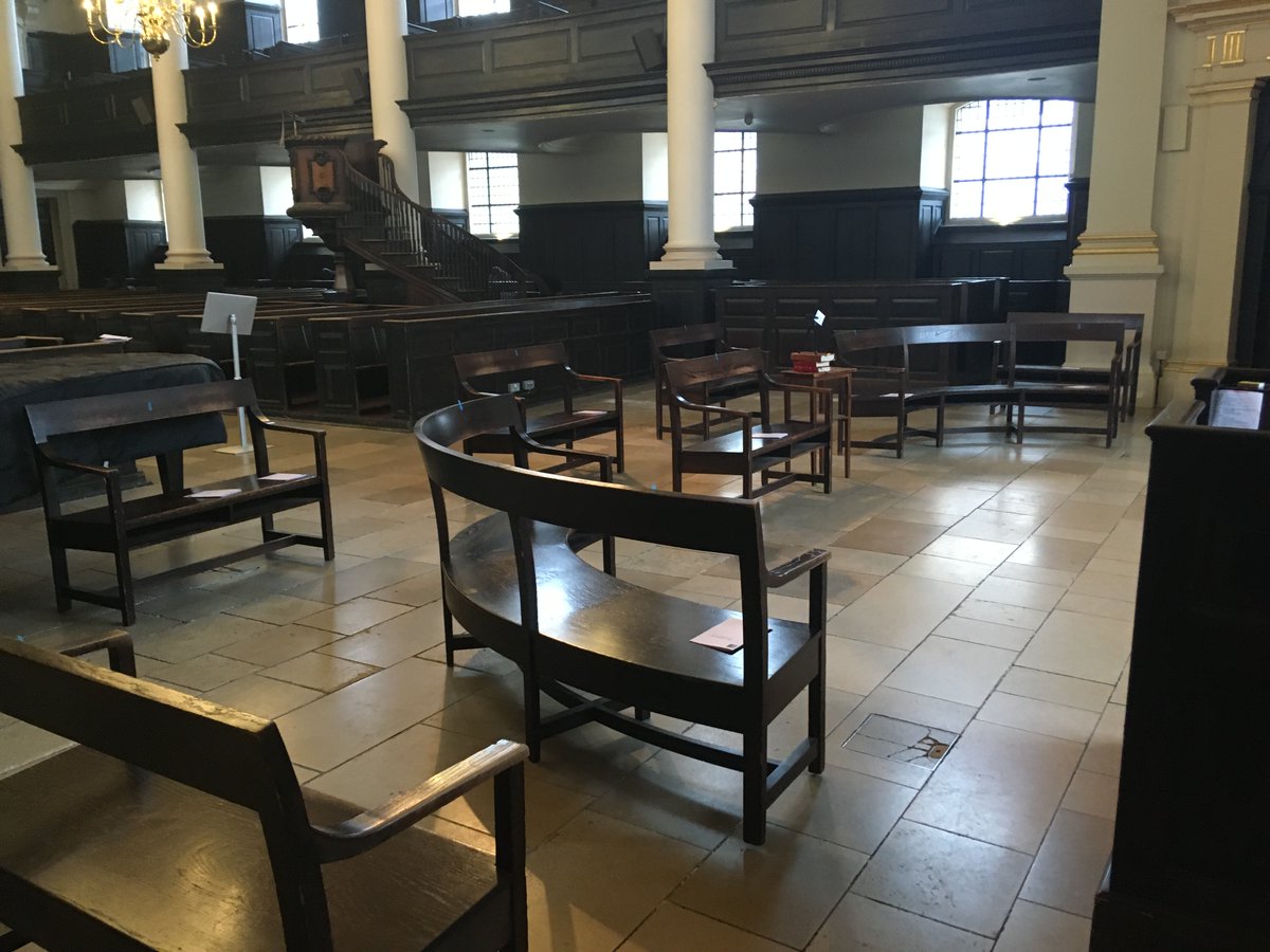 I left off on the virtual tour admiring the sanctuary of the church, at the east end of the nave. Here are my benches that I move all the time.