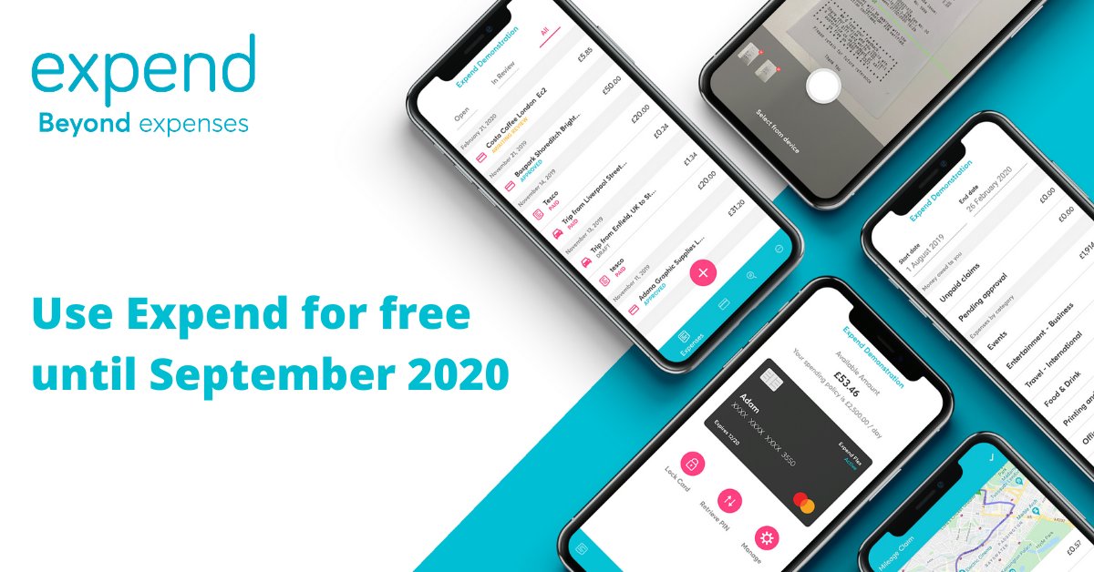 expend's tweet photo. We know we are all having to adjust to this 'new normal' and we want to help businesses as much as possible🤝Get your company on board, and let us help see you through the next few months https://t.co/hbqG5FqqpZ 💙
#expensemanagemen #expenses #coronarelief #doingourbit #Expend https://t.co/WPKcVmlSNj