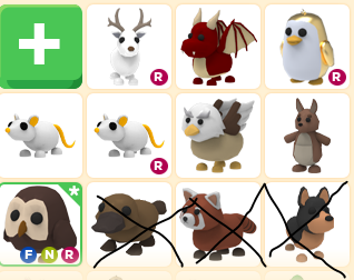 OkayLola1's tweet photo. trading any 4 of these for nr/nrf kangaroo! #adoptmetrades https://t.co/7biVw7lHLn