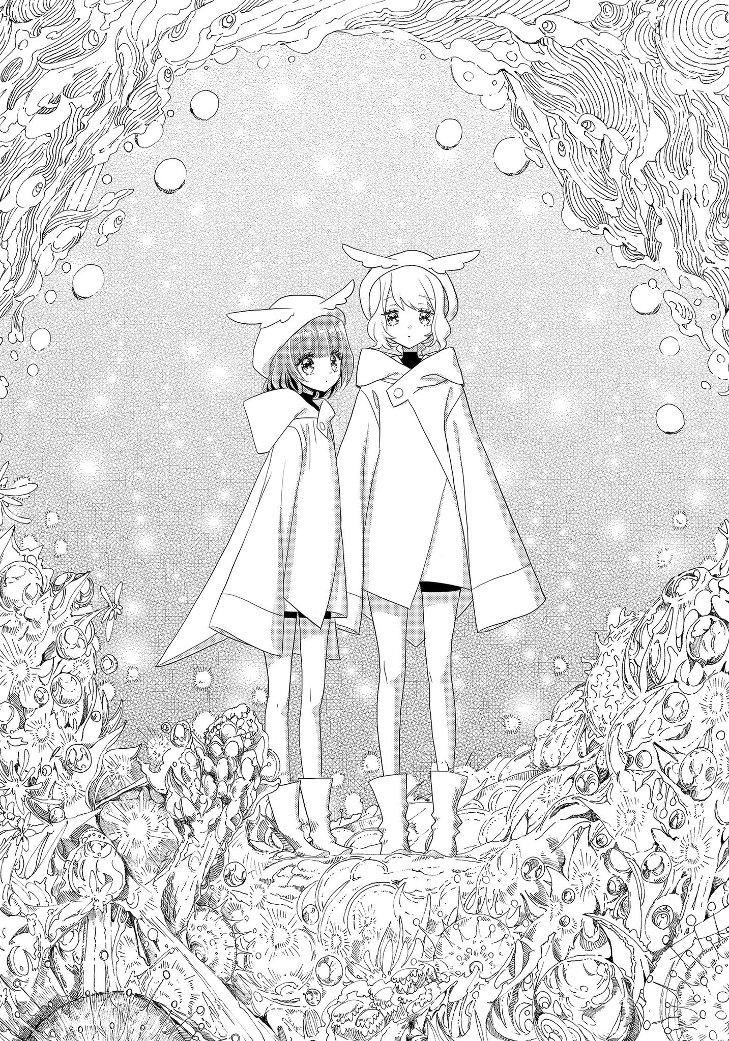 やぶうち優 Pa Twitter ちゃお5月号 そらいろメモリアル 第3話の扉絵 背景の線画は暇そうにしていた息子にバイトと言って描いてもらいました 本誌ではタイトルでほぼ隠れてますが やぶうち優 Pa Twitter ちゃお5月号 そらいろメモリアル 第3話の扉絵 背景の線画は暇そうにしていた息子にバイトと言って描いてもらいました 本誌ではタイトルでほぼ隠れてますが