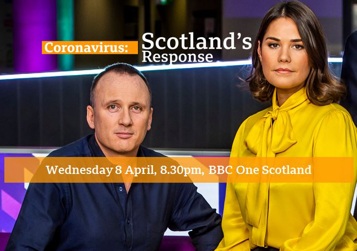 We have a brand new weekly programme starting tomorrow night, Coronavirus: Scotland’s Response. Presented by @mmgeissler and @rjcurran2 at 8.30pm on @BBCOne Scotland it will have all the latest developments, plus experts will be answering your questions. bbc.in/2RkLjsK